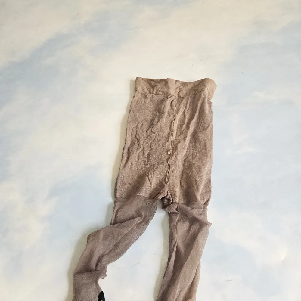 Black & Tan Skin Tone Cat Face Print Stockings Cat Tights